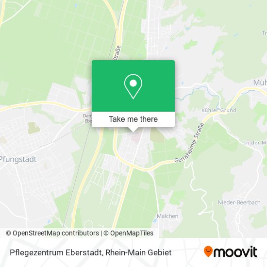 Pflegezentrum Eberstadt map