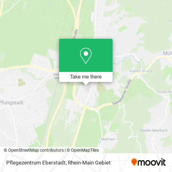 Карта Pflegezentrum Eberstadt
