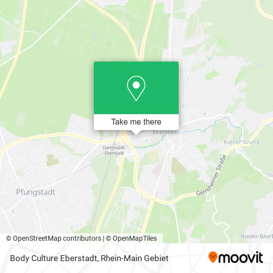 Карта Body Culture Eberstadt