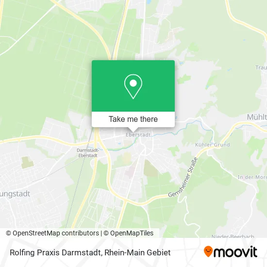 Карта Rolfing Praxis Darmstadt