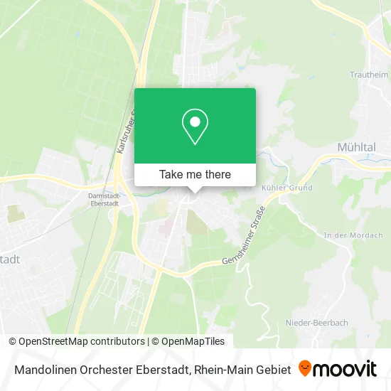 Карта Mandolinen Orchester Eberstadt