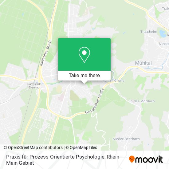 Praxis für Prozess-Orientierte Psychologie map
