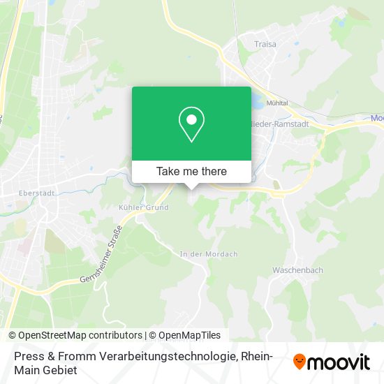 Press & Fromm Verarbeitungstechnologie map
