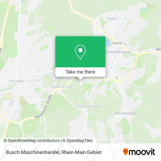 Карта Busch Maschinenhandel