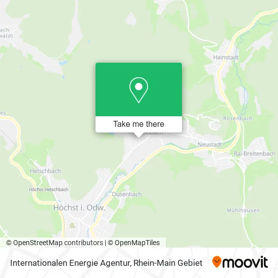 Карта Internationalen Energie Agentur