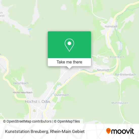 Карта Kunststation Breuberg