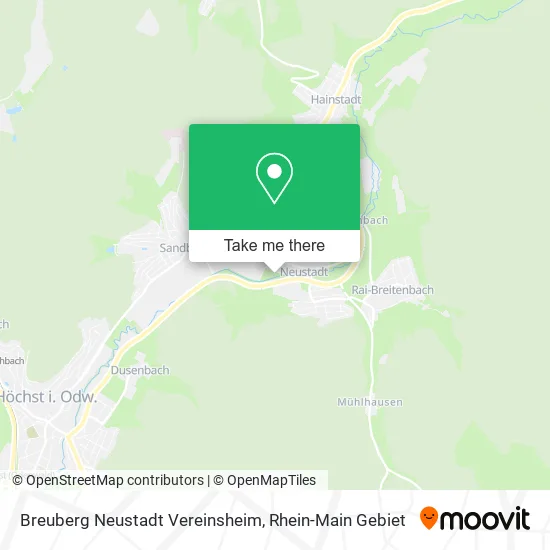 Карта Breuberg Neustadt Vereinsheim