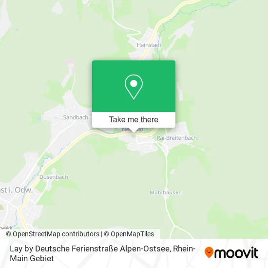Карта Lay by Deutsche Ferienstraße Alpen-Ostsee