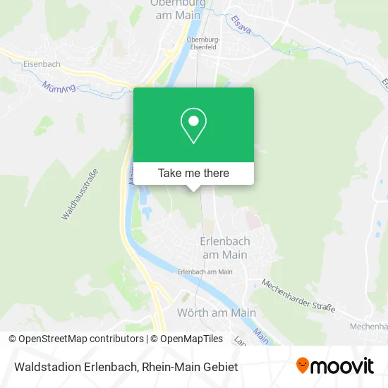 Карта Waldstadion Erlenbach