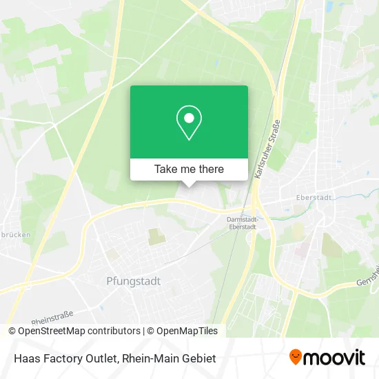 Карта Haas Factory Outlet