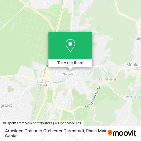 Карта Arheilgen Graupner Orchester Darmstadt