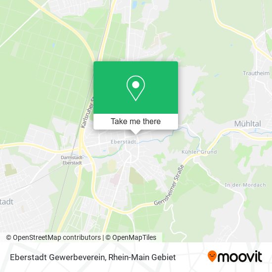 Eberstadt Gewerbeverein map