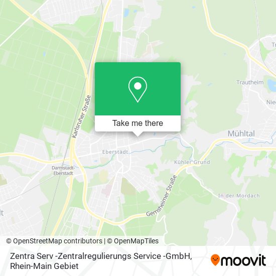 Zentra Serv -Zentralregulierungs Service -GmbH map