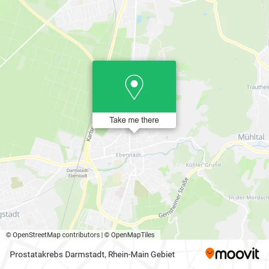 Карта Prostatakrebs Darmstadt