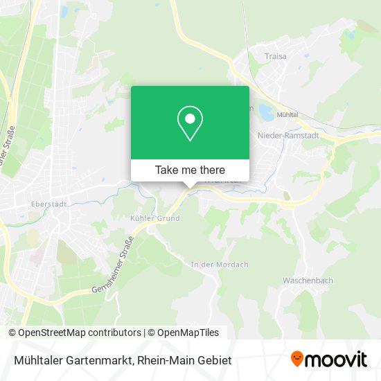 Карта Mühltaler Gartenmarkt