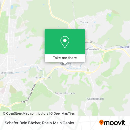 Schäfer Dein Bäcker map