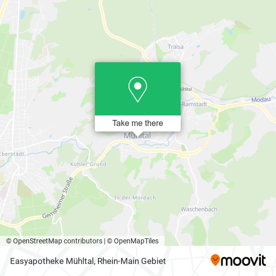 Карта Easyapotheke Mühltal
