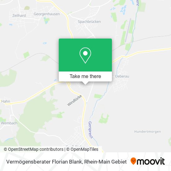 Vermögensberater Florian Blank map