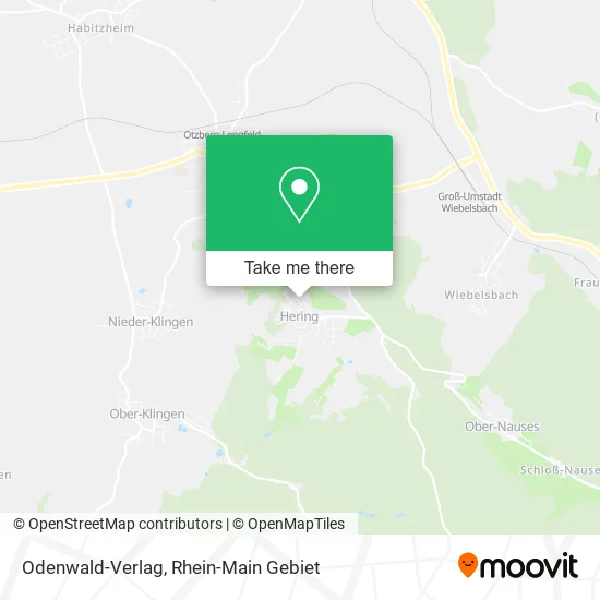 Карта Odenwald-Verlag