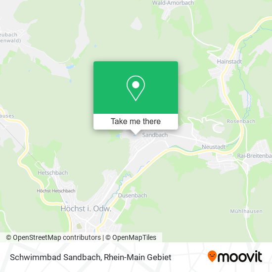 Schwimmbad Sandbach map