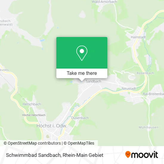 Карта Schwimmbad Sandbach