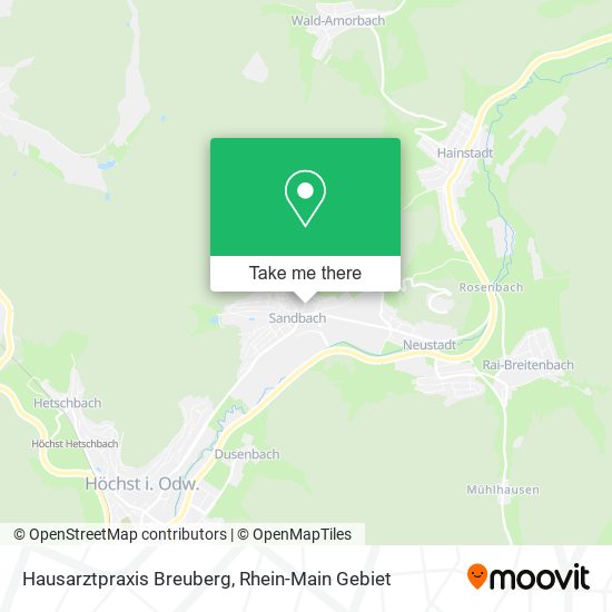 Hausarztpraxis Breuberg map