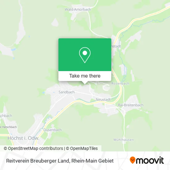 Карта Reitverein Breuberger Land