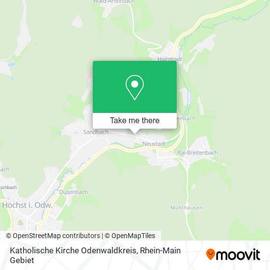 Katholische Kirche Odenwaldkreis map