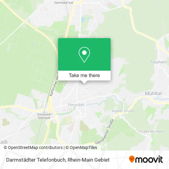 Карта Darmstädter Telefonbuch