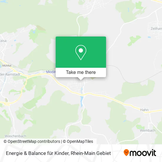 Карта Energie & Balance für Kinder