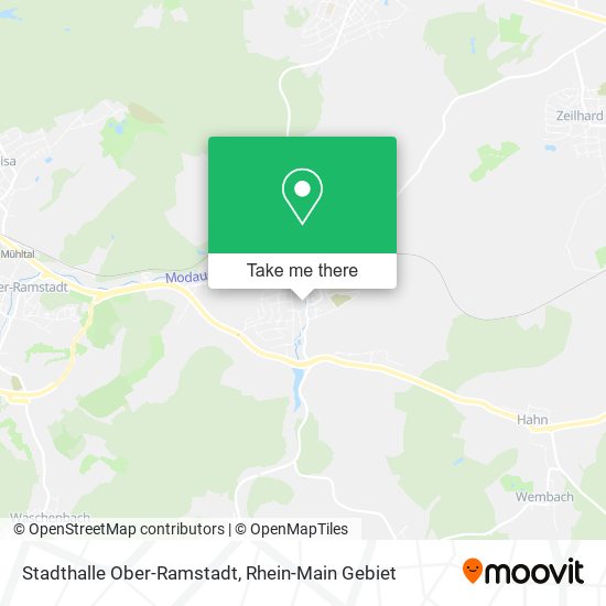 Stadthalle Ober-Ramstadt map