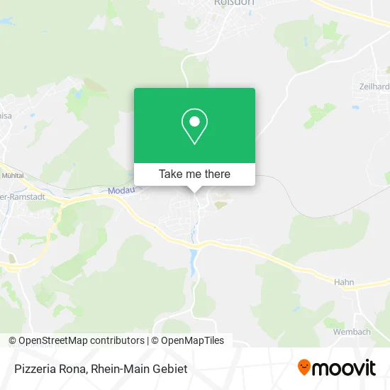 Карта Pizzeria Rona