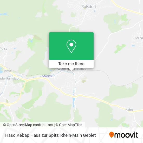 Карта Haso Kebap Haus zur Spitz