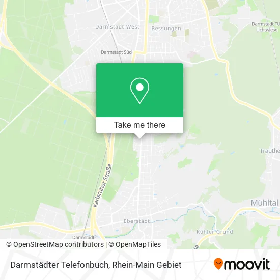 Карта Darmstädter Telefonbuch