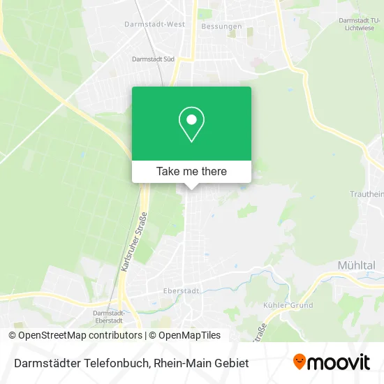 Карта Darmstädter Telefonbuch