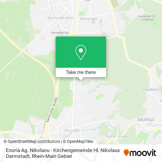 Enoria Ag. Nikolaou - Kirchengemeinde Hl. Nikolaus Darmstadt map