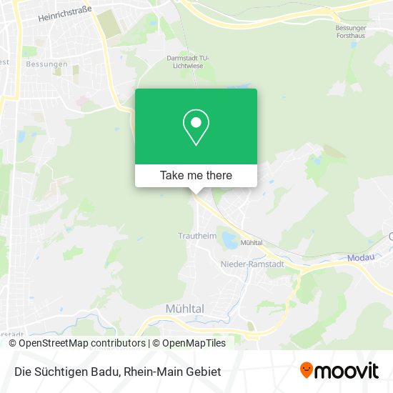 Die Süchtigen Badu map