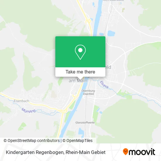 Карта Kindergarten Regenbogen