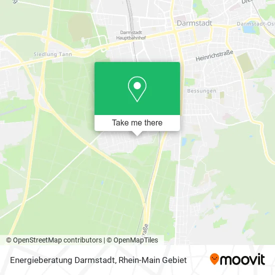 Карта Energieberatung Darmstadt