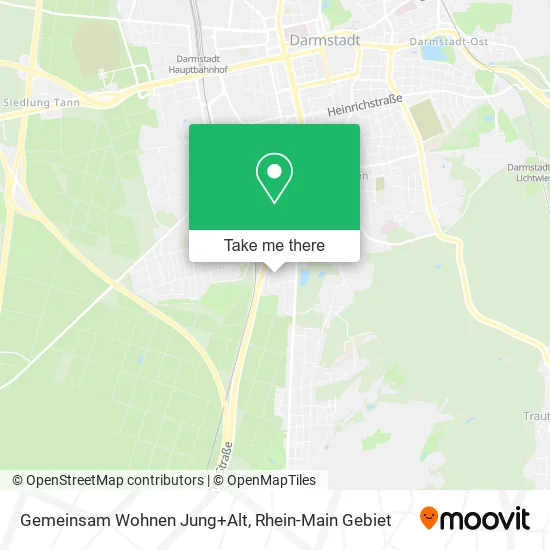 Карта Gemeinsam Wohnen Jung+Alt