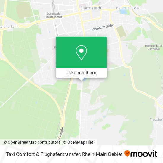 Taxi Comfort & Flughafentransfer map