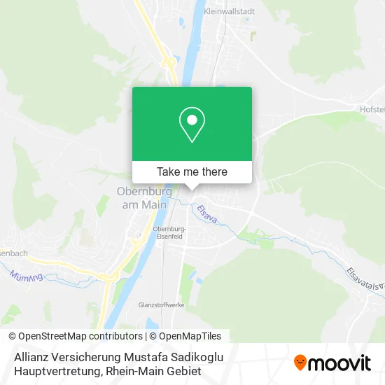 Карта Allianz Versicherung Mustafa Sadikoglu Hauptvertretung
