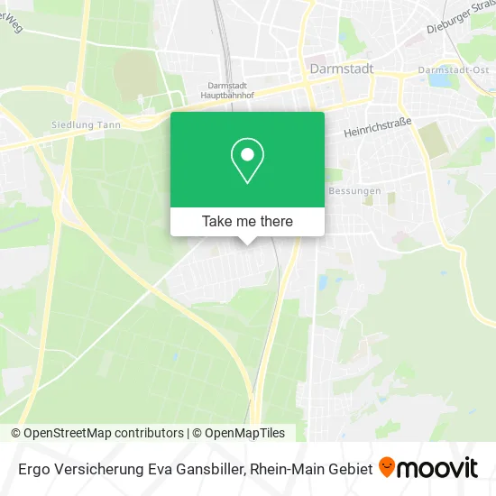 Карта Ergo Versicherung Eva Gansbiller