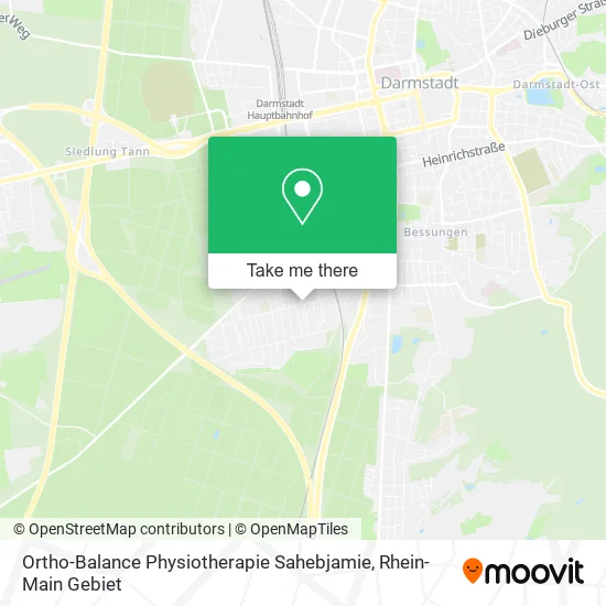 Карта Ortho-Balance Physiotherapie Sahebjamie