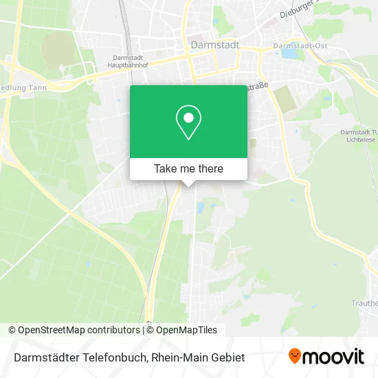 Карта Darmstädter Telefonbuch