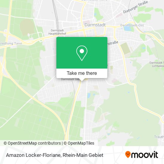 Amazon Locker-Floriane map