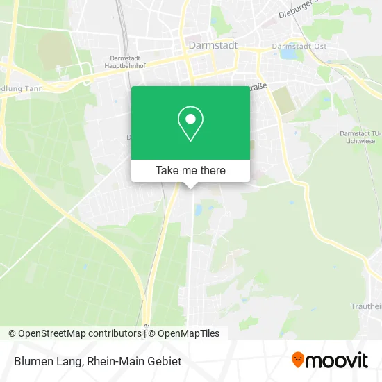 Blumen Lang map