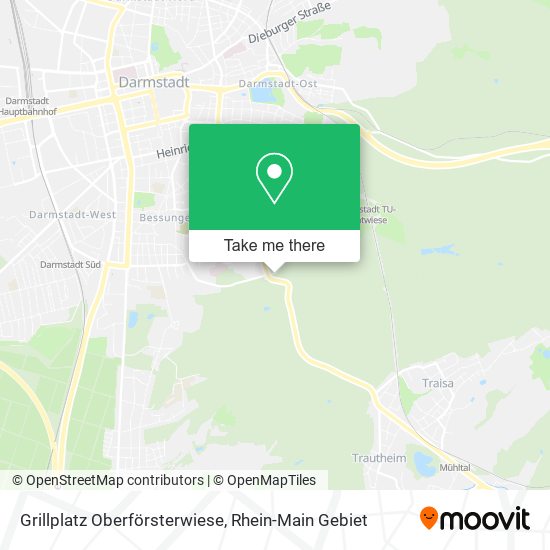Grillplatz Oberförsterwiese map