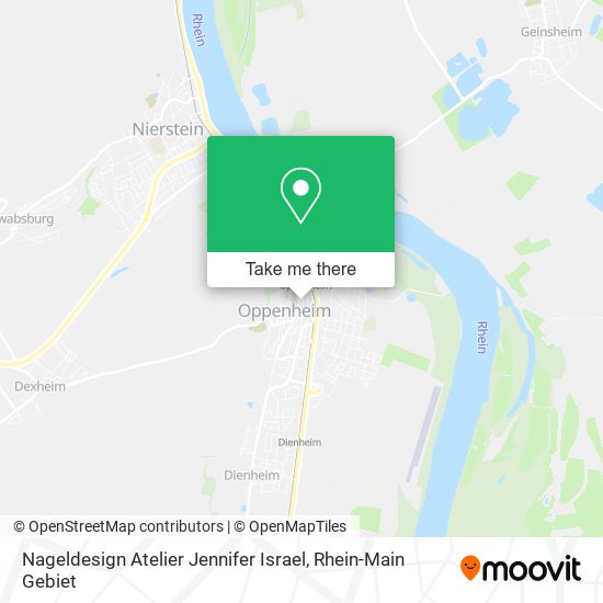Nageldesign Atelier Jennifer Israel map