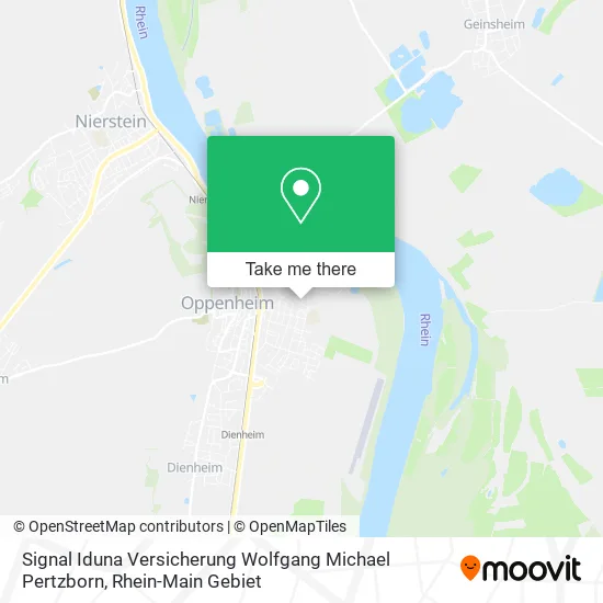 Карта Signal Iduna Versicherung Wolfgang Michael Pertzborn